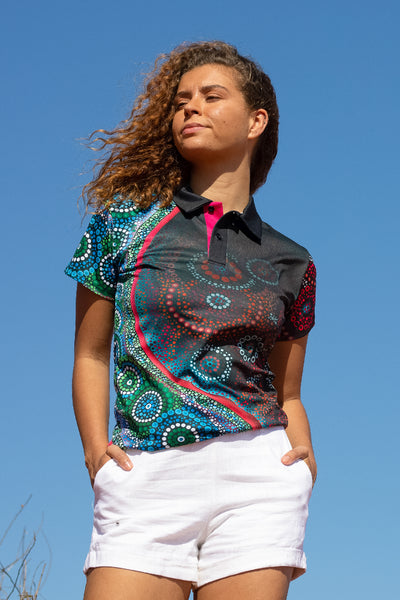 Aboriginal Art Polo Shirts Sale Australian Clothes