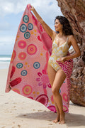 She Blooms Sand Free rPET Beach Towel (160x160cm)