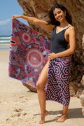 Pink Colours Sand Free rPET Beach Towel (80x160cm)