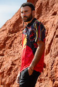 Sun Soaked Aboriginal Flag Unisex Polo Shirt