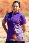 Celebration Purple Bamboo Essence Women's Fitted Polo Shirt