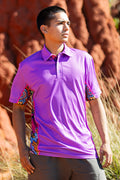 Celebration Purple Bamboo (Simpson) Unisex Polo Shirt