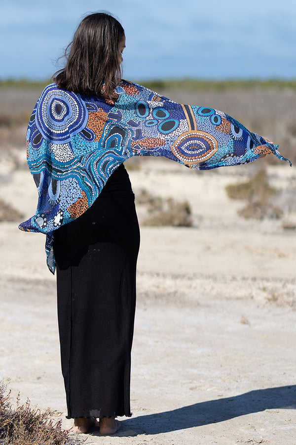 Calm Place Rectangle Chiffon Scarf