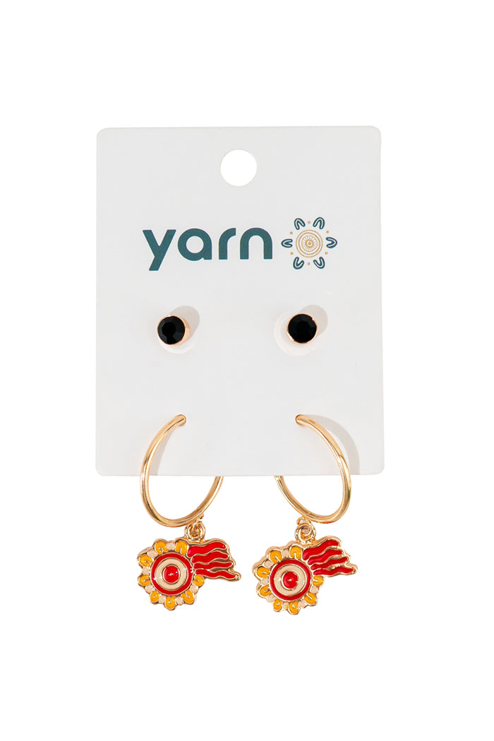 Keep The Fire Burning! Hoop Earring & Stud Pack