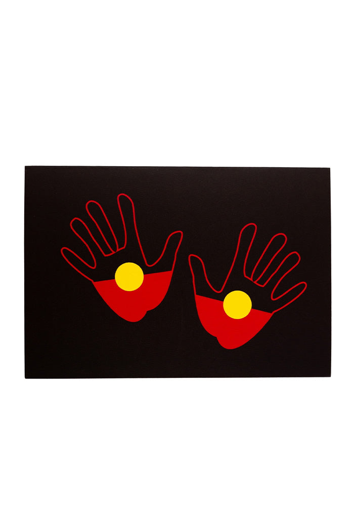 "Raise The Flag" Aboriginal Flag Greeting Cards (5 Pack)