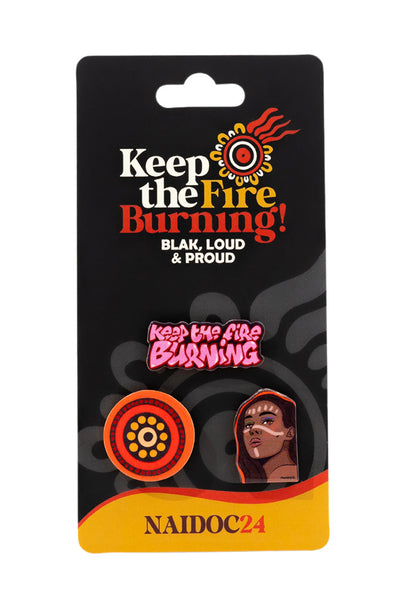 Fire Within NAIDOC 2024 Lapel Pin (3 Pack)