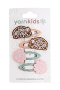 Wombat Kids Snap Hair Clip Set (4 Pack)