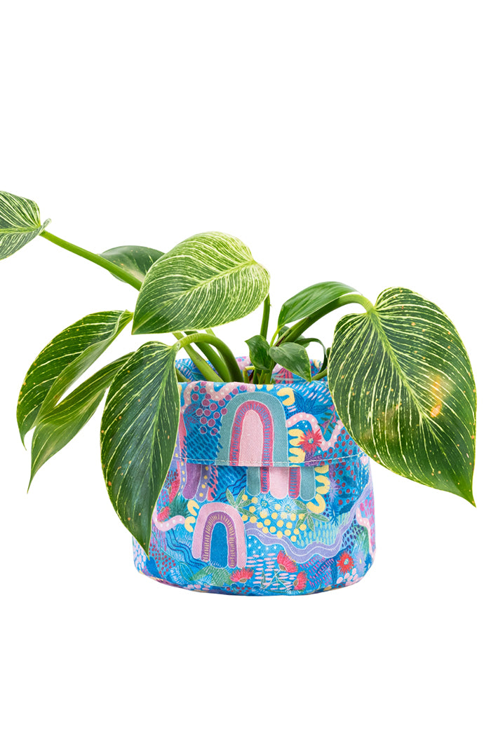 A Chapter Closing Canvas Plant Pot