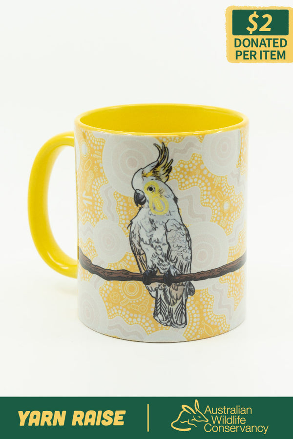 Cockatoo (Djarring) 'Australian Wildlife Conservancy' Ceramic Coffee Mug