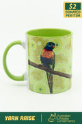 Lorikeet 'Australian Wildlife Conservancy' Ceramic Coffee Mug