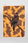 Eagle (Gurranyin) 'Australian Wildlife Conservancy' Linen Blend Tea Towel