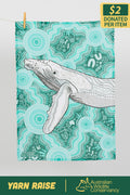 Migaloo 'Australian Wildlife Conservancy' Linen Blend Tea Towel