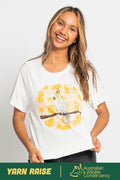 Cockatoo (Djarring) 'Australian Wildlife Conservancy' Natural Cotton Crew Neck Women’s T-Shirt