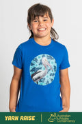 Pelican (Dhalipnha) 'Australian Wildlife Conservancy' Bright Royal Cotton Crew Neck Kids T-Shirt