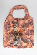 Land Animals 'Australian Wildlife Conservancy' rPET Reusable Fold-Up Shopping Bag (3 Pack) with Drawstring Bag