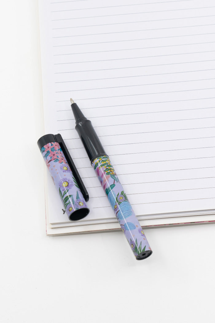 Jessica Begg 'Native Flowers' Ballpoint Pen (4 Pack)