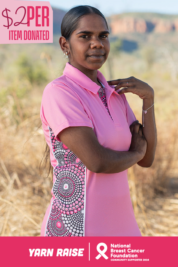 Tribe Of Women Bamboo (Simpson) Pink Women's Fitted Polo Shirt