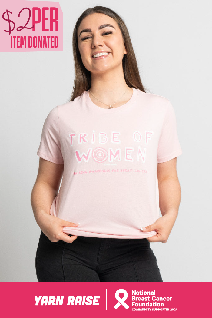 Tribe Of Women Type Pink Cotton Crew Neck Women’s T-Shirt