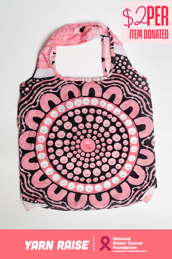 Boobie Sista rPET Reusable Fold-Up Shopping Bag