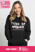 Tribe Of Women Type Black Cotton Blend Unisex Hoodie