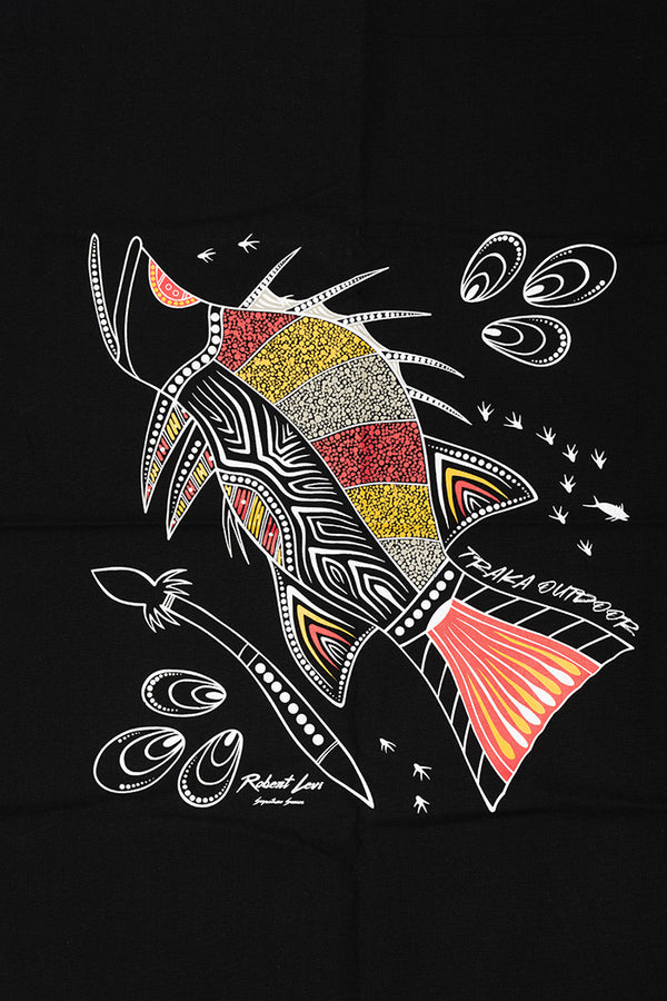 Barramundi Black Tea Towel