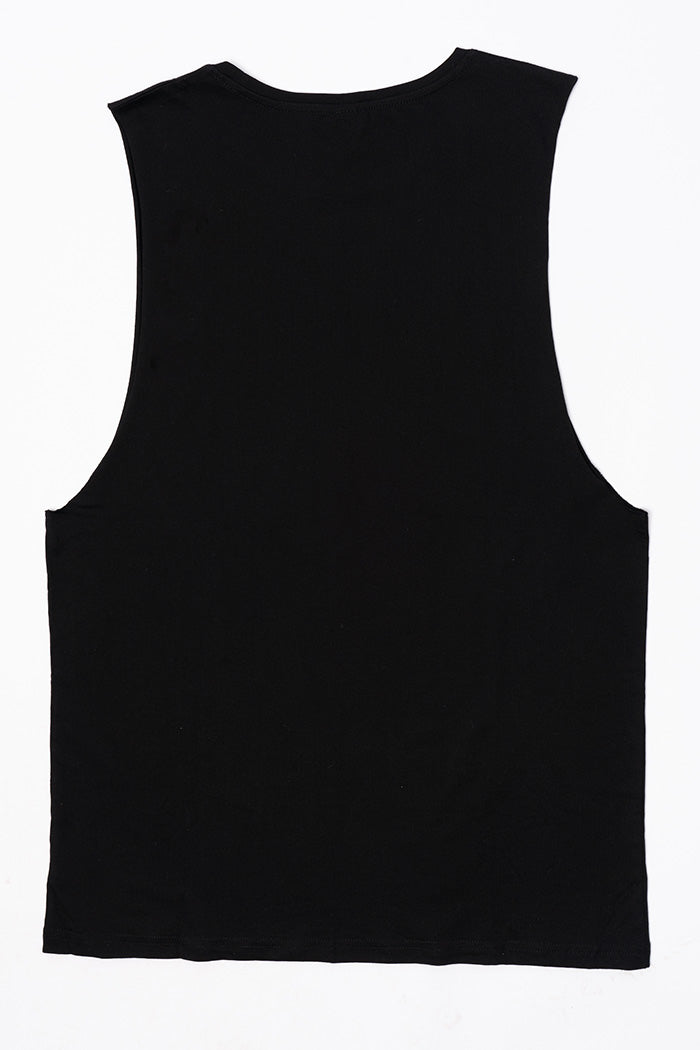 Our Bloodline Black Cotton Men's Muscle Tank Top