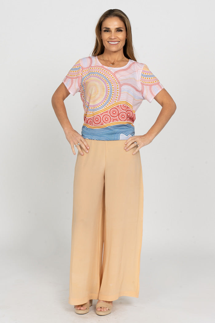 Sunset Healing Women's Fashion Top