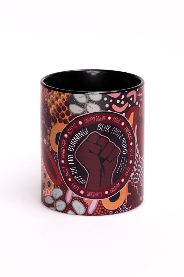 Bitja Mulana (Fire Spirit) Ceramic Coffee Mug