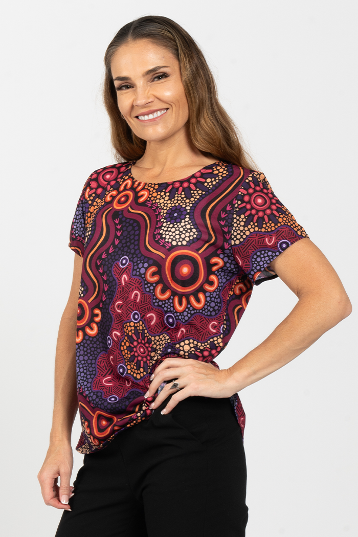 Ngabaan Women's Fashion Top