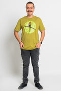 Lorikeet 'Australian Wildlife Conservancy' Moss Cotton Crew Neck Unisex T-Shirt