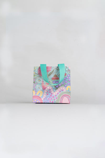 A Chapter Closing Matte Ribbon Handled Extra Small Gift Bag