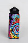 Celebration 1L Insulated Stainless Steel Drink Bottle with Handle