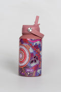 Pink Colours 650mL Insulated Stainless Steel Drink Bottle with Handle