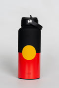 "Raise The Flag" Aboriginal Flag 1L Insulated Stainless Steel Drink Bottle with Handle