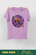 Sea Turtle 'Australia Wildlife Conservancy' Lavender Cotton Crew Neck Women’s T-Shirt