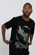 Croc Country Black Cotton Crew Neck Unisex T-Shirt