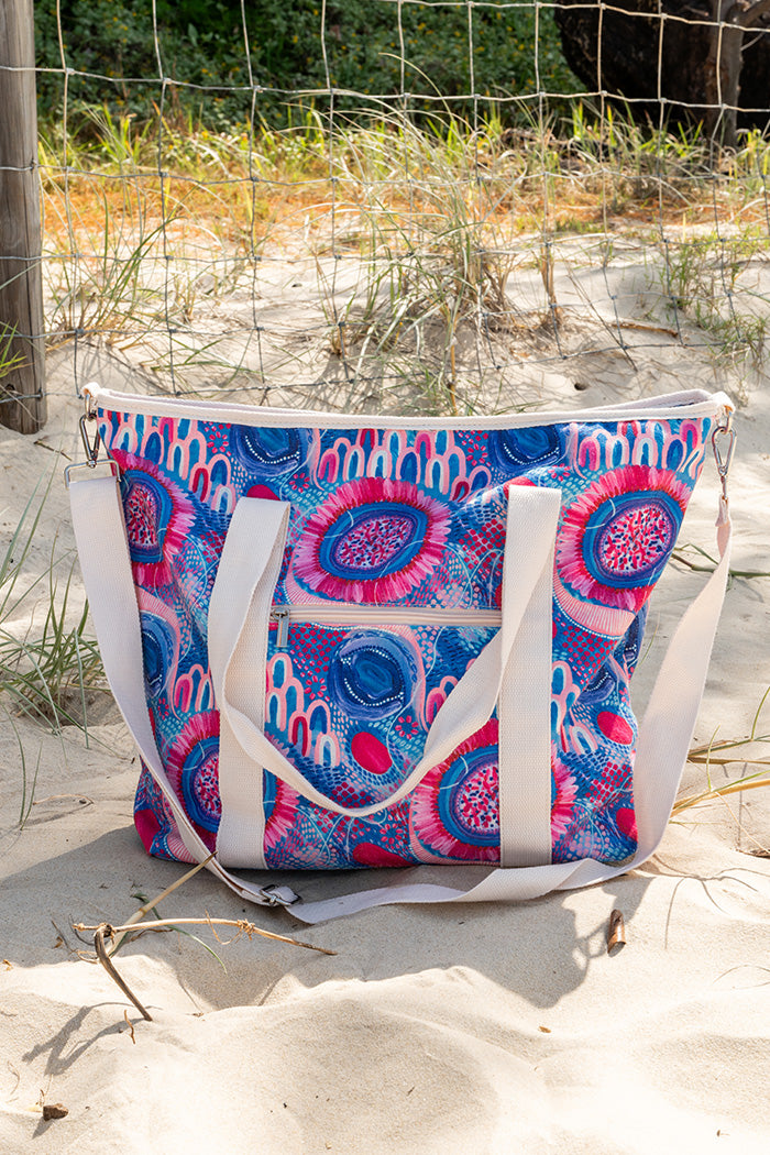 My Journey Large Long Handled Beach Bag