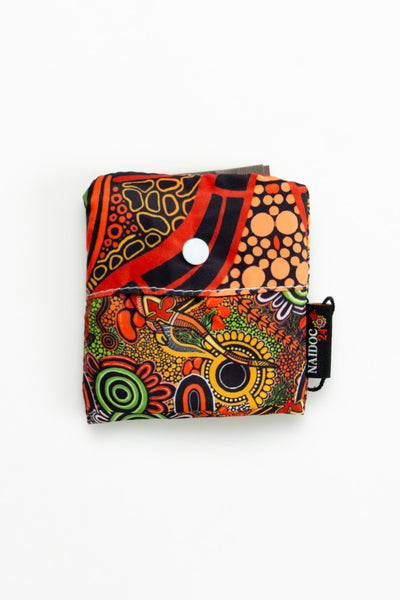 Proud & Deadly NAIDOC 2024 rPET Reusable Fold-Up Shopping Bag