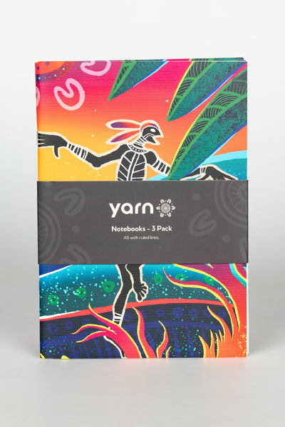 Fire Spirit People NAIDOC 2024 A5 Notebook Bundle (3 Pack)