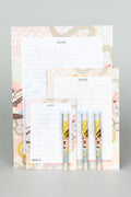 Kindling Notepad 3 Pack (A4, A5 & A6) with 3 Pack of Pens