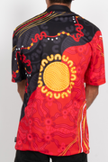 Sun Soaked Aboriginal Flag Unisex Polo Shirt