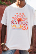 NAIDOC 2025 Natural Cotton Crew Neck Unisex T-Shirt