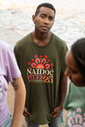 NAIDOC 2025 Army Cotton Crew Neck Unisex T-Shirt