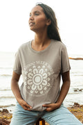 NAIDOC 2025 Circle Monochrome Mushroom Cotton Crew Neck Women's T-Shirt