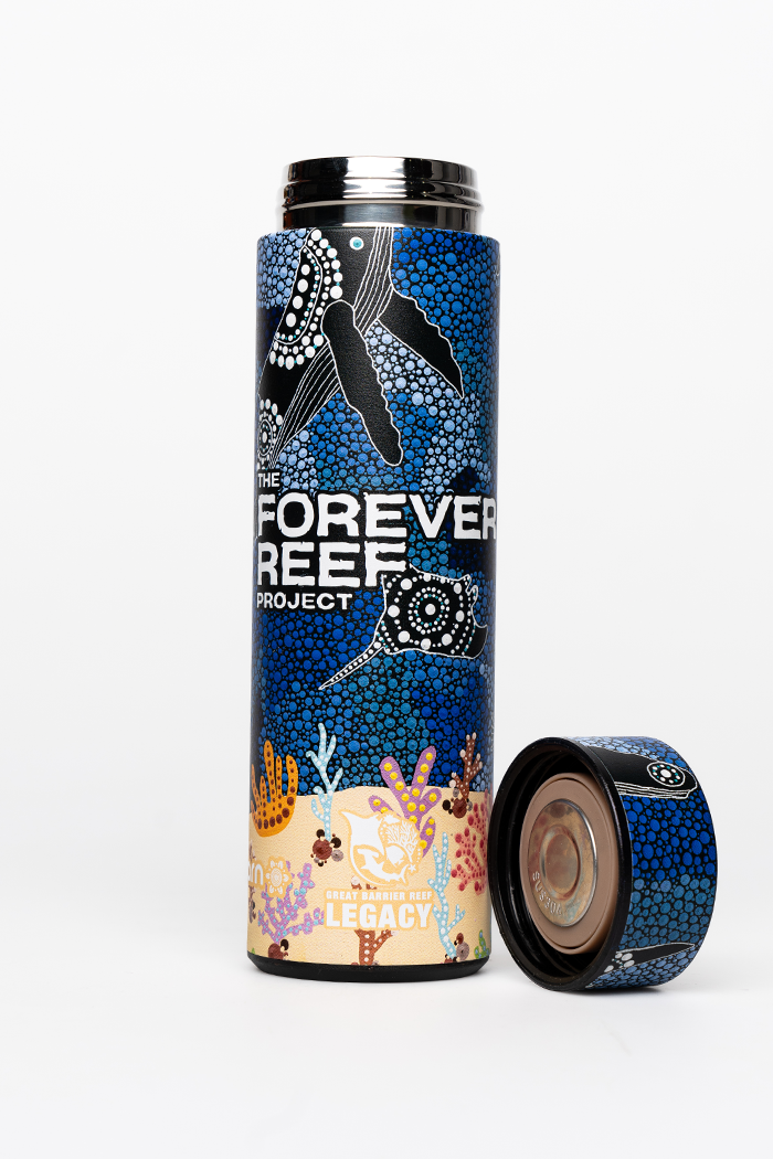 "Protect Our Coral To Save Our Reef" Thermo Infuser Drink Bottle