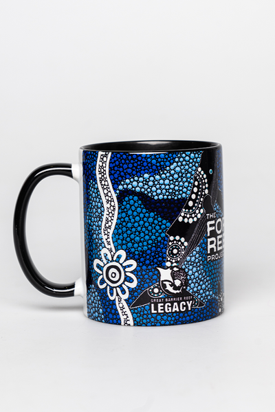 "Protect Our Coral To Save Our Reef" Ceramic Coffee Mug