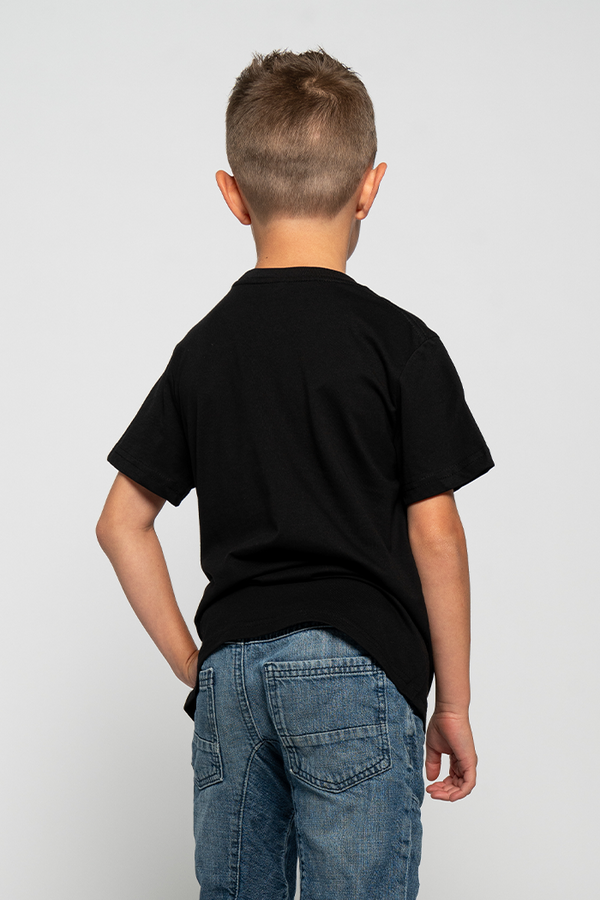 Strong Community Black Cotton Crew Neck Kids T-Shirt