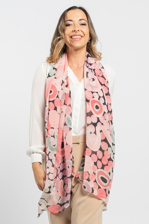 Unified Moments Rectangle Chiffon Scarf