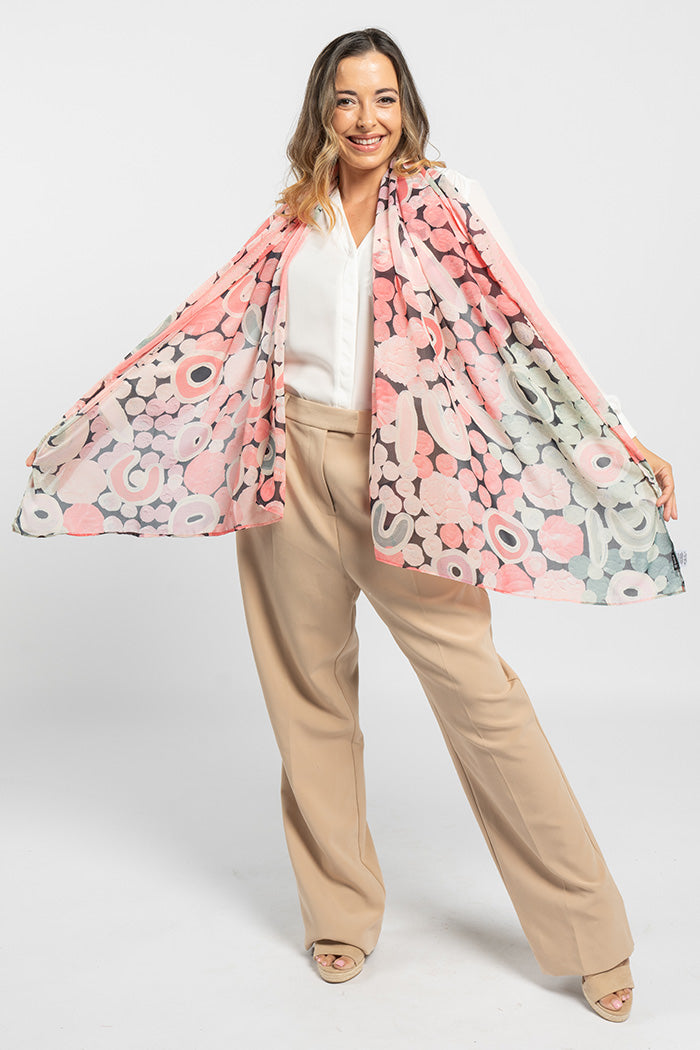 Unified Moments Rectangle Chiffon Scarf