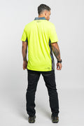 Family High Vis Fluoro Yellow Unisex Polo Shirt